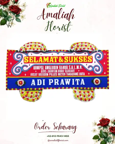 Papan Bunga Ucapan Selamat Sungai Rotan